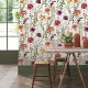 Papel pintado Osborne & Little Lamorran Trail Fuchsia W7684-01