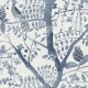 Papel pintado York del Catálogo Boho Luxe Peacock Block Print BO6634