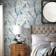 Papel pintado York del Catálogo Boho Luxe Peacock Block Print BO6632
