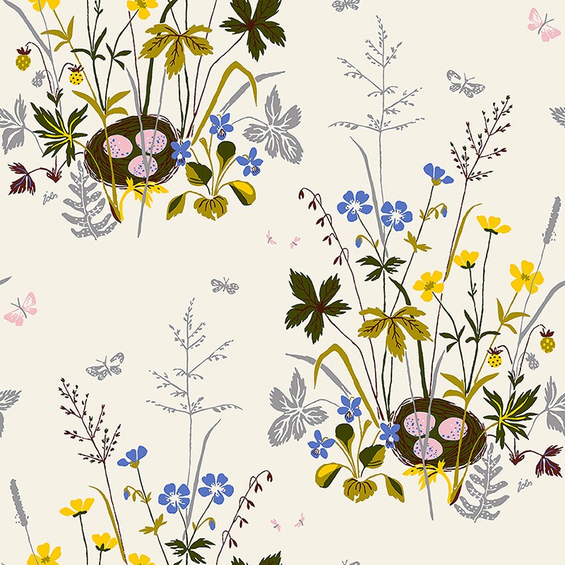 Papel Boras Tapeter Scandinavian Designers III Fågelbo 1961