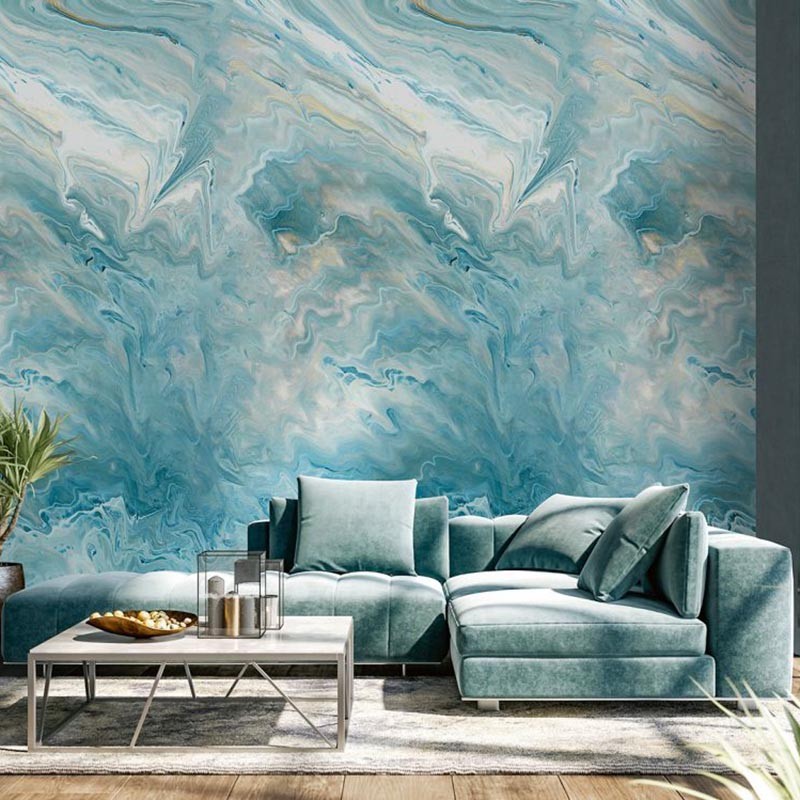 Mural pdwall Material Wallmurals Mármol Azul 01A54202
