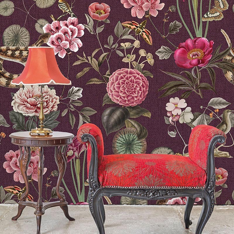 Mural Iberostil Checking out Nature Camelia Ruby TD4140
