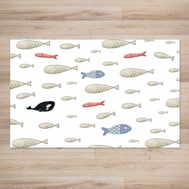Alfombra Vinílica Sueños de Cigüeña Fish SDC-RUG-11