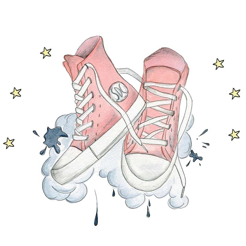 Vinilo Sueños de Cigüeña Teen Zapatillas SDC-TEEN-23