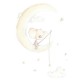 Vinilo Sueños de Cigüeña Decorata Pescando en la Luna SDC-SD-20-001