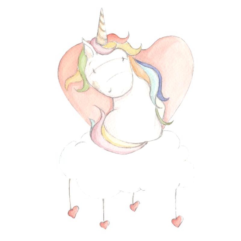 Vinilo Sueños de Cigüeña Stories Unicorn Love SDC-VIN-UNIC-003