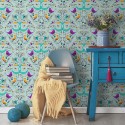 La Tapicera Groovy Birds WP182081 Papel pintado ICH