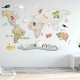 Vinilo Sueños de Cigüeña Stories World Map XL Animals SDC-VIN-ST-006