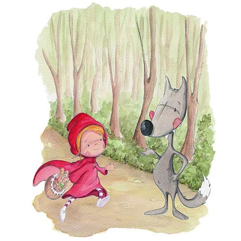 Vinilo Sueños de Cigüeña Stories Little Red Riding SDC-VIN-ST-005