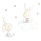 Vinilo Sueños de Cigüeña Stories Twin Rabbit SDC-VIN-RABBIT-003