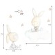 Vinilo Sueños de Cigüeña Stories Twin Rabbit SDC-VIN-RABBIT-003