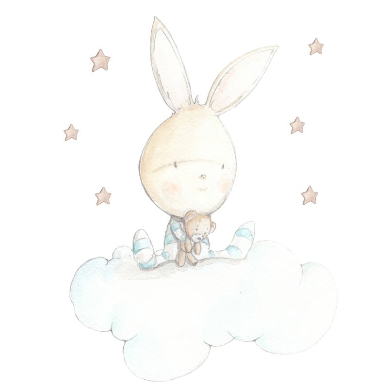 Vinilo Sueños de Cigüeña Stories Blue Dreams SDC-VIN-RABBIT-002