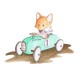 Vinilo Sueños de Cigüeña Colorín Colorado Foxy Fox SDC-VIN-OTW-003