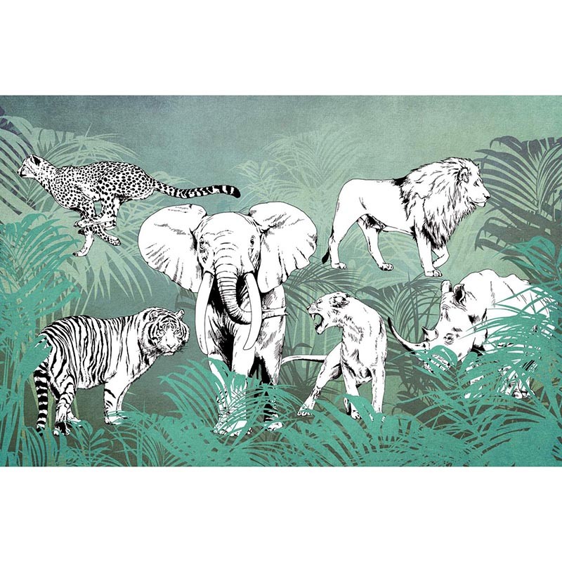 Panorama Wildlife V102-2 Papel pintado ICH