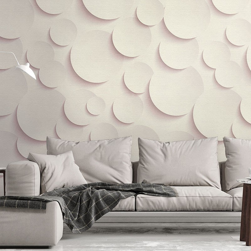 Mural pdwall Modern Wallmurals Circles 01382831