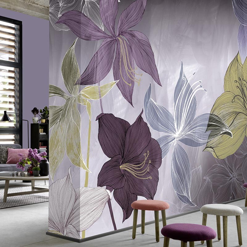 Mural Erismann Elle Decoration 2 Amaryllis 2239-10