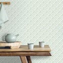 Small Prints Ogee Floral G56680 Papel pintado ICH