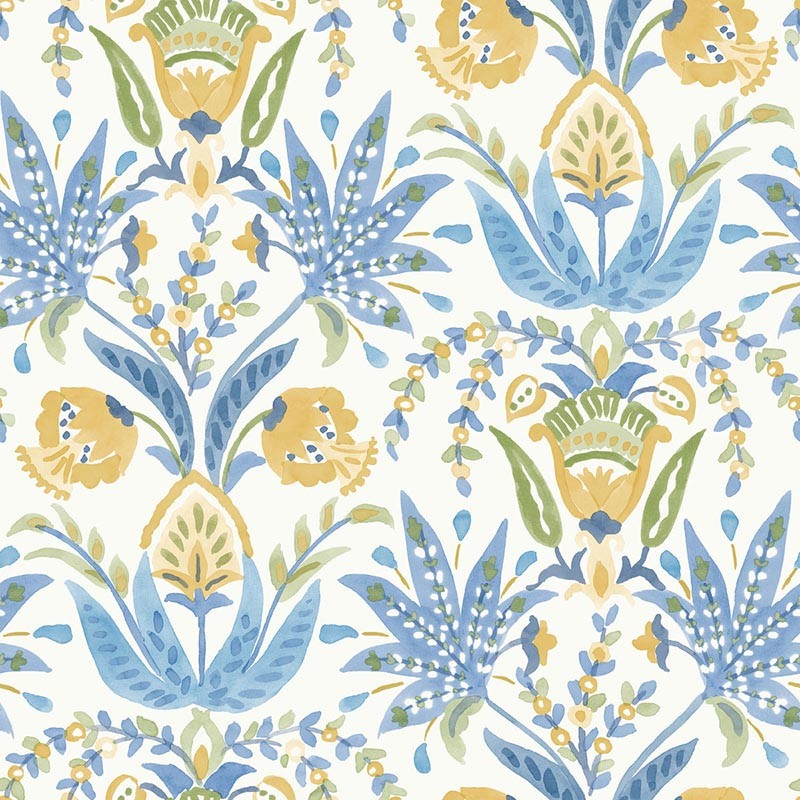 Papel pintado York Mediterranean Seaside Jacobean MN1913