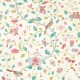 Papel pintado Sanderson Arboretum Aril's Garden Blue Clay Pink 217236