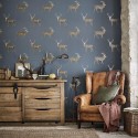 Arboretum Evesham Deer 216620 Sanderson Papel pintado