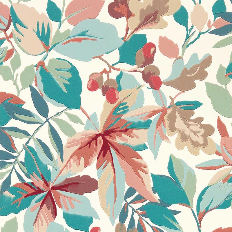 Papel pintado Sanderson Arboretum Robin's Wood Inkwood 217225