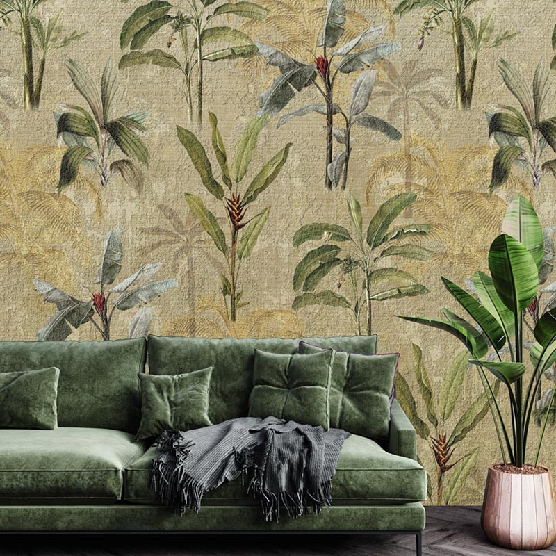 Mural Iberostil Dreaming of Nature Palm Trees Natural INK7727