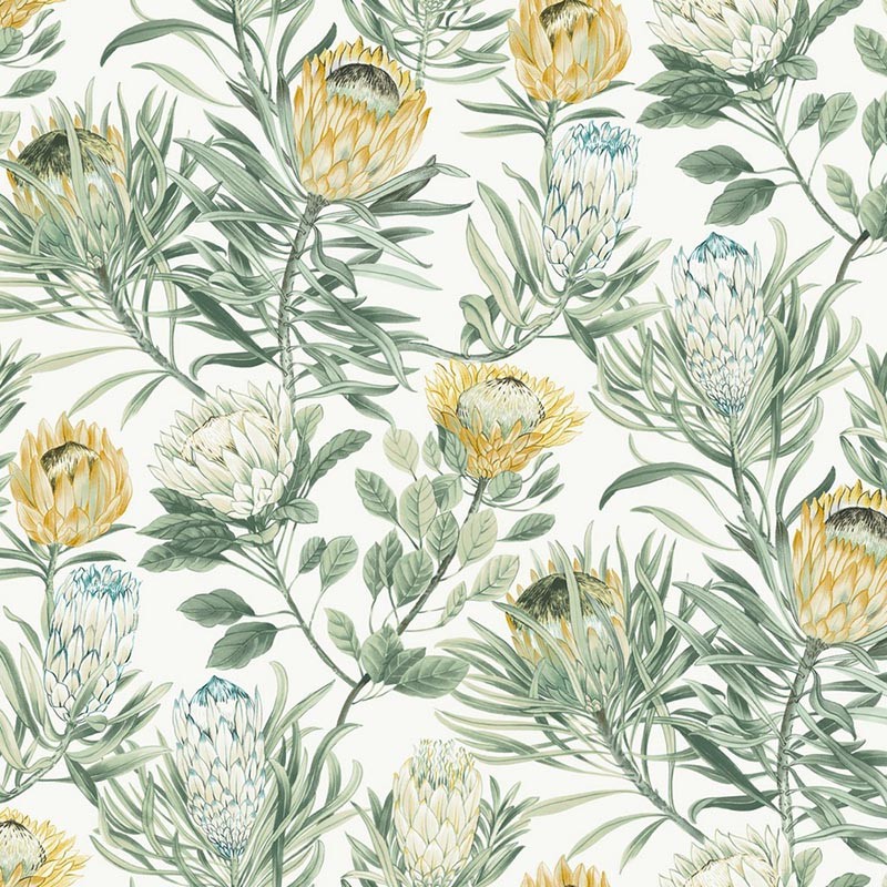 Papel pintado York Wallcoverings Blooms Protea BL1754