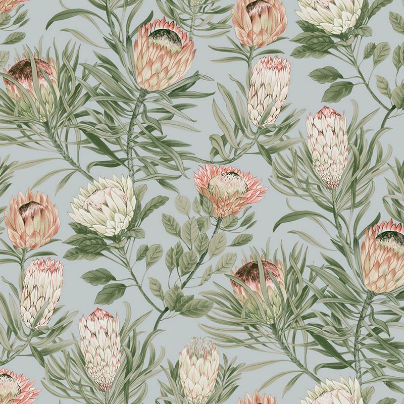 Papel pintado York Wallcoverings Blooms Protea BL1755