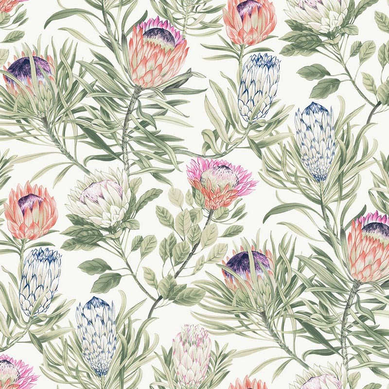 Papel pintado York Wallcoverings Blooms Protea BL1752