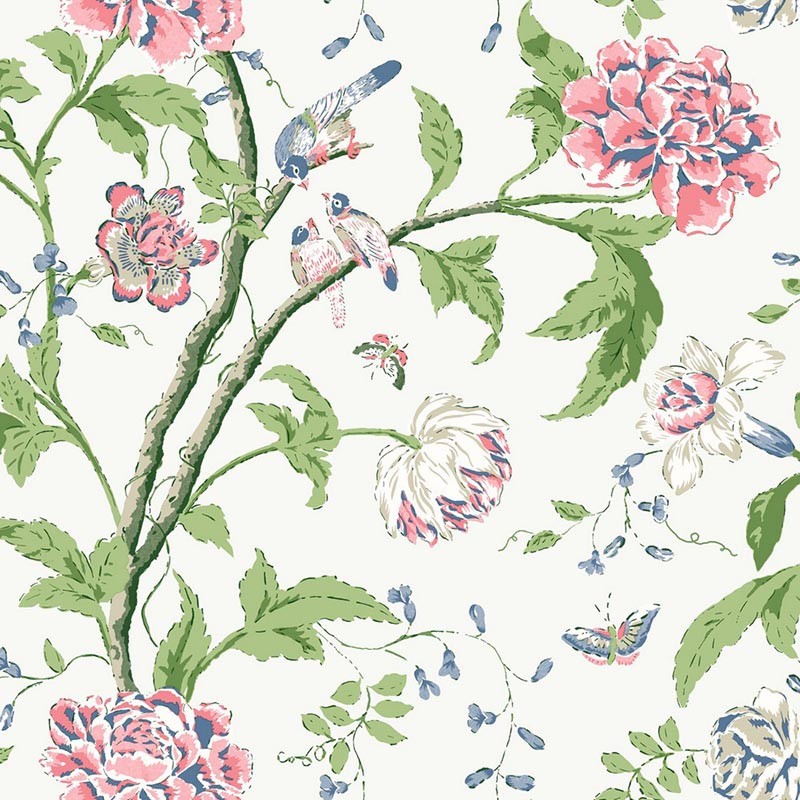 Papel pintado York Wallcoverings Blooms Teahouse BL1785