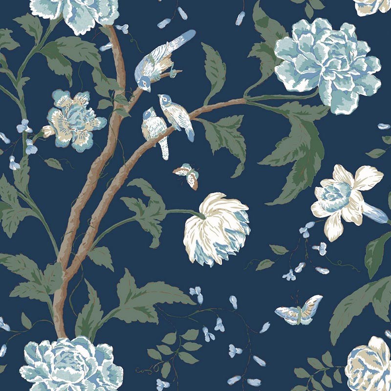 Papel pintado York Wallcoverings Blooms Teahouse BL1782