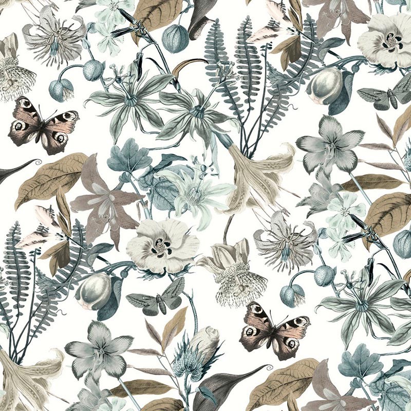 Papel pintado York Wallcoverings Blooms Butterfly House BL1722