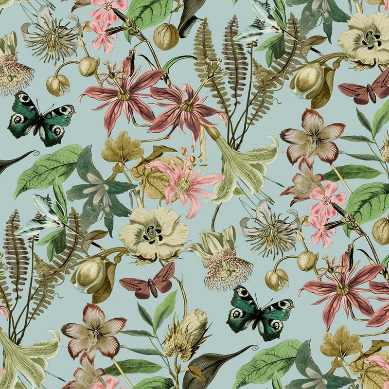 Papel pintado York Wallcoverings Blooms Butterfly House BL1725
