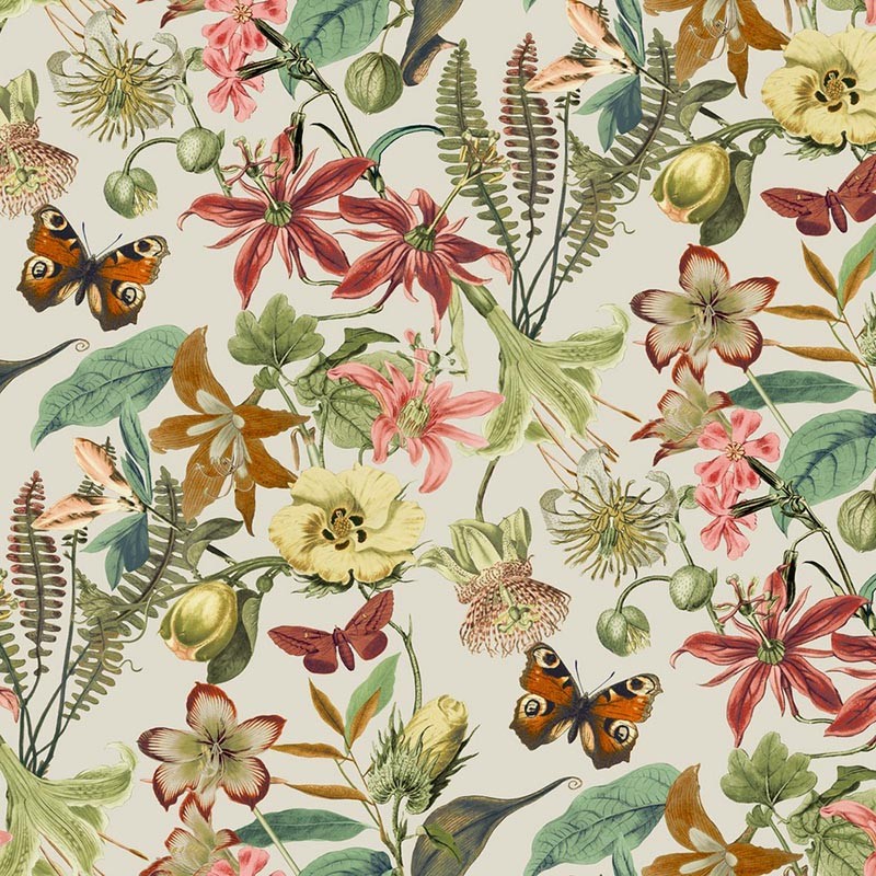 Papel pintado York Wallcoverings Blooms Butterfly House BL1724