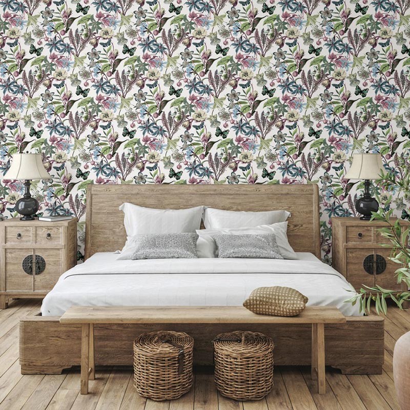 Papel pintado York Wallcoverings Blooms Butterfly House BL1721