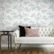 Papel pintado York Wallcoverings Blooms Lunaria Silhouette BL1802