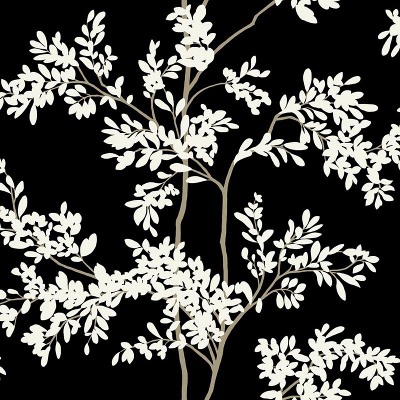 Papel pintado York Wallcoverings Blooms Lunaria Silhouette BL1804