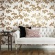 Papel pintado York Wallcoverings Blooms Lunaria Silhouette BL1806