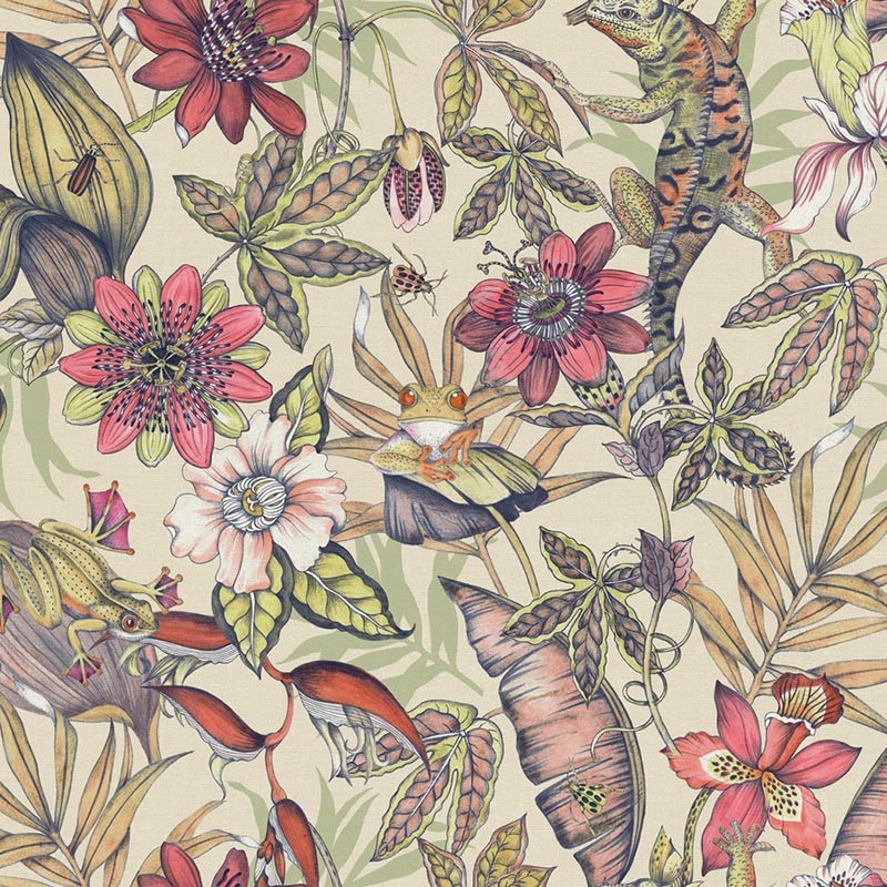 Papel pintado York Wallcoverings Blooms Rainforest BL1704