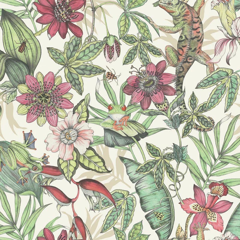Papel pintado York Wallcoverings Blooms Rainforest BL1702