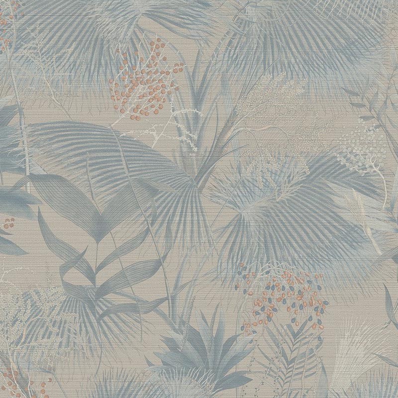 Papel Pintado Jannelli & Volpi Straw Palme Tahití 50505