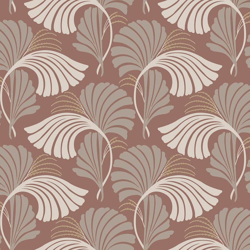Papel pintado York Wallcoverings After Eights Dancing Leaves 1881-DT5131