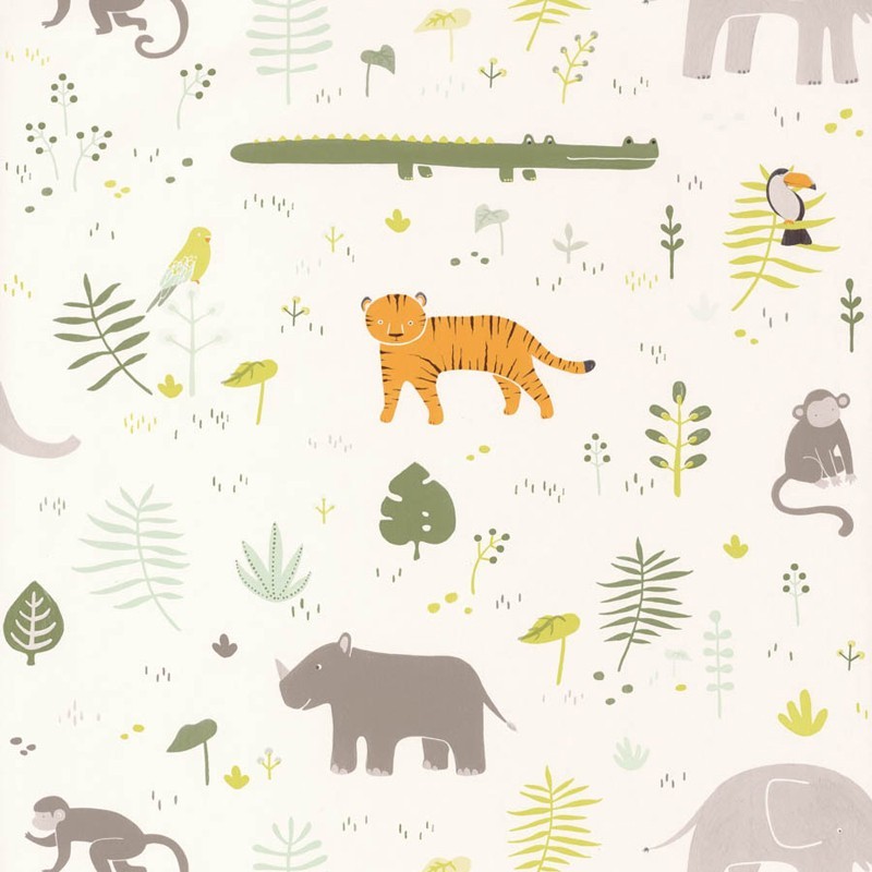 Papel pintado infantil Casadeco Happy Dreams Savanna HPDM82727304 A