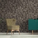 Khalili Brindle Flock 99406 Holden Papel pintado