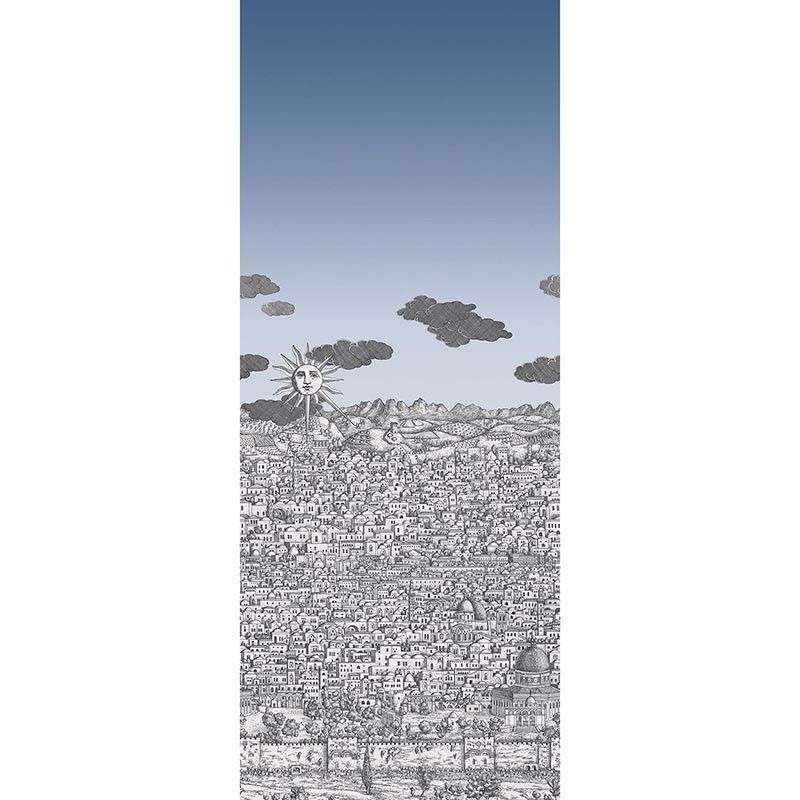 Mural Cole & Son Fornasetti Senza Tempo II Vista Mediterranea 123-3014