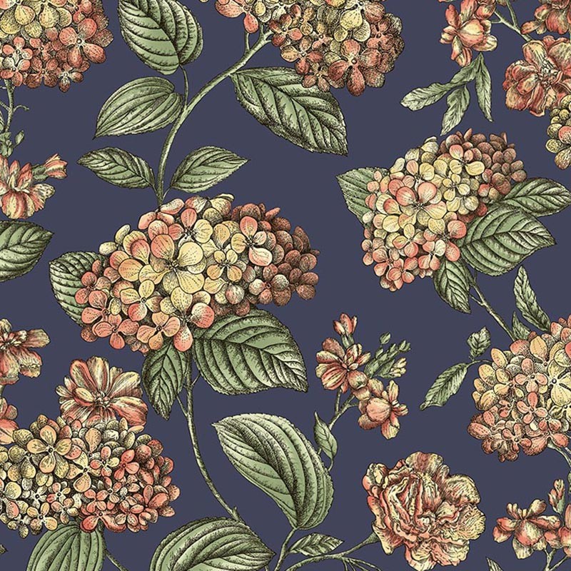 Papel Cole & Son Fornasetti Senza Tempo II Ramo di Ortensia 123-8040