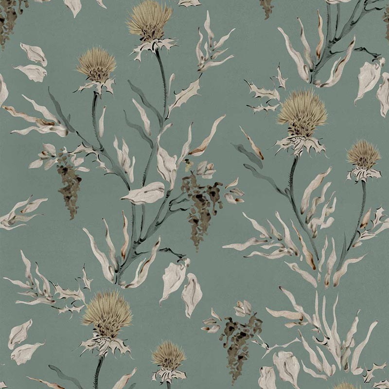 Papel Coordonné Ybarra & Serret Palacio Cristal Silvestre Sage YSP0400