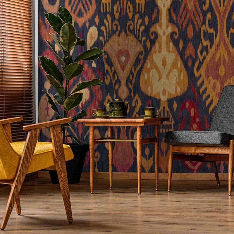 Mural Coordonne Ikart Boho Navy A00845