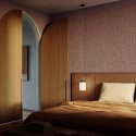 Lanai Burgundy 81540 Arte papel