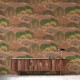 Papel Pintado Coordonne Lur Jardín Japonés Coral A00625